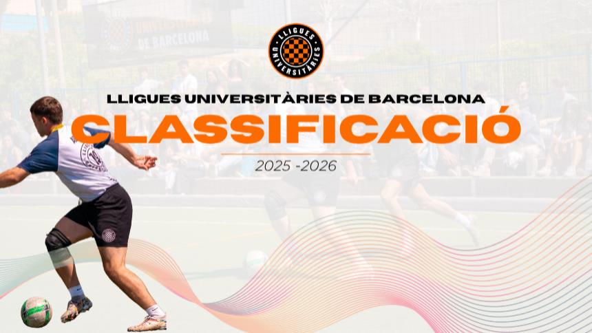 Classificacions de Bàsquet masculí, Futbol 5 femení, Futbol 7 i Voleibol mixt de Lligues Universitàr